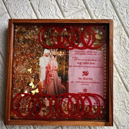 12×12 Deep Design Wooden Keepsake Frame