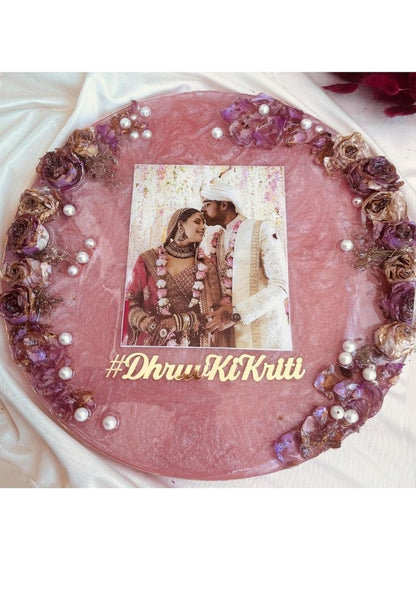 10" Elegant Round Resin Preservation Frame