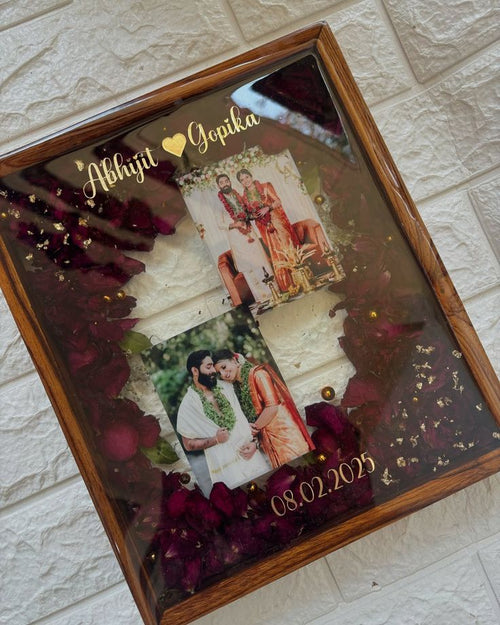 14×12 Wooden Varmala Preservation Frame