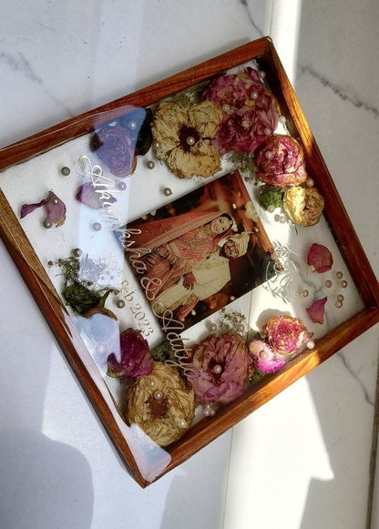 12×12 Deep Design Wooden Keepsake Frame