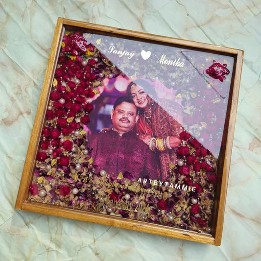 14×14 Premium Full-Fill Deep Varmala Preservation Frame