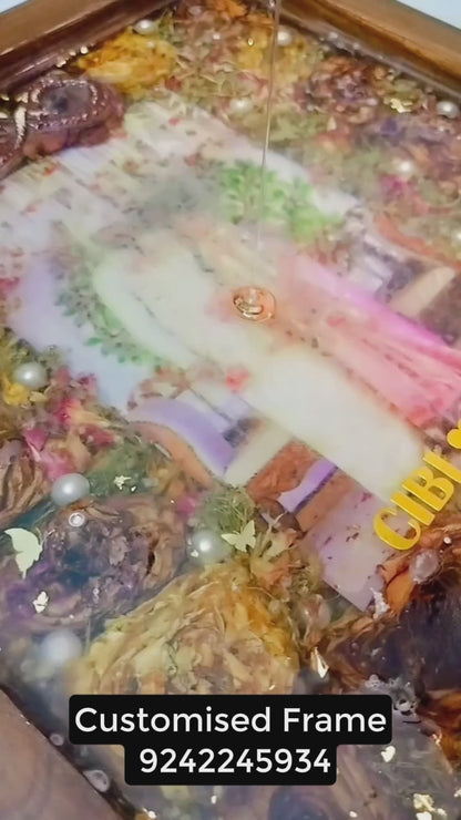 12×12 Deep Design Wooden Keepsake Frame